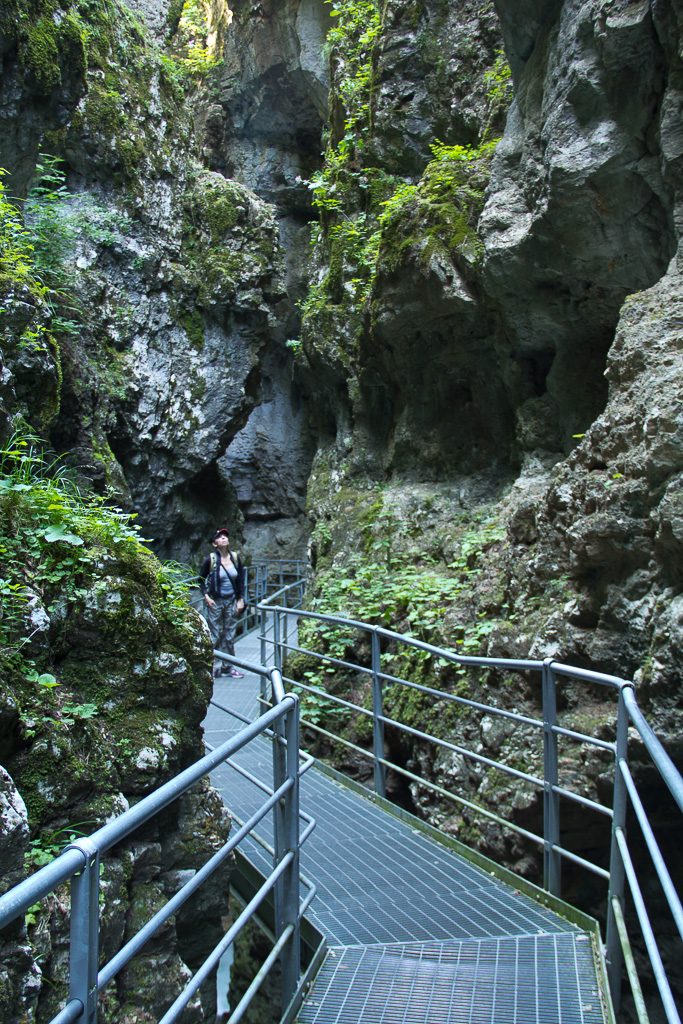 Der Canyon Rio Sass bei Fondo im Nonstal