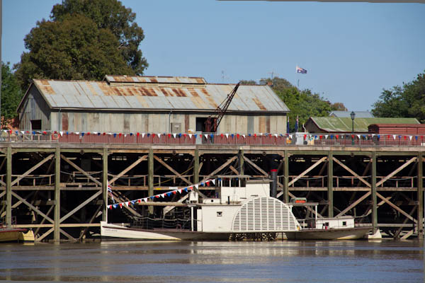 Historischer Hafen von Echuca