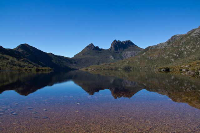 Der Dove Lake im Cradle Mountain Nationalpark