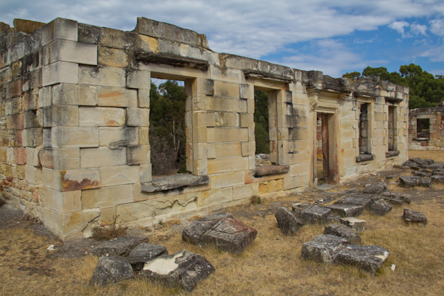 Die historische Strafanstalt der Kohlemine bei Port Arthur