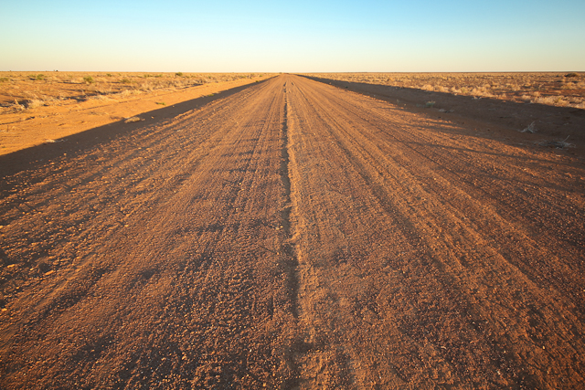 Die lange und einsame Fahrt entlang des Birdsville Tracks