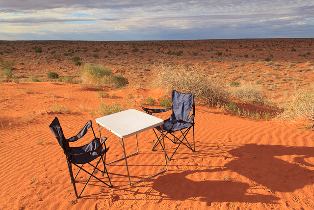 Camping Simpson Desert