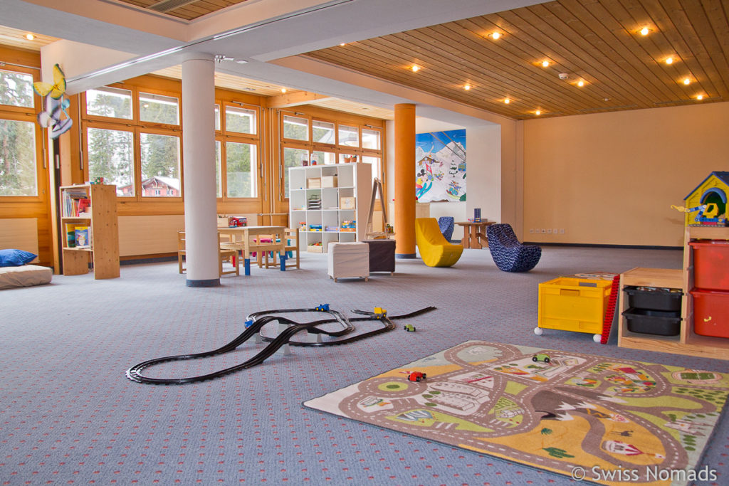 Spielparadies im Waldhotel National in Arosa