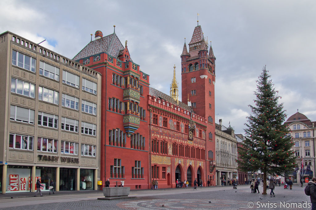 Rathaus in der Schweizer Stadt Basel