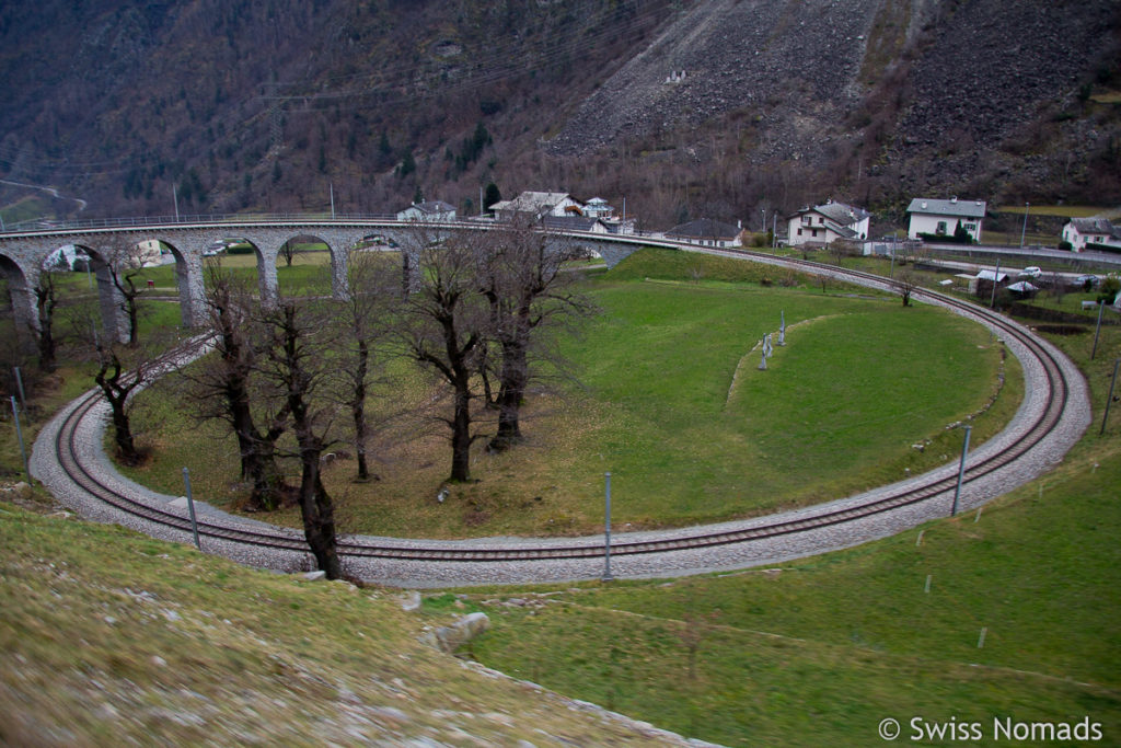 Das Kreisviadukt in Brusio ist nur eines der Highlights der Grand Train Tour of Switzerland
