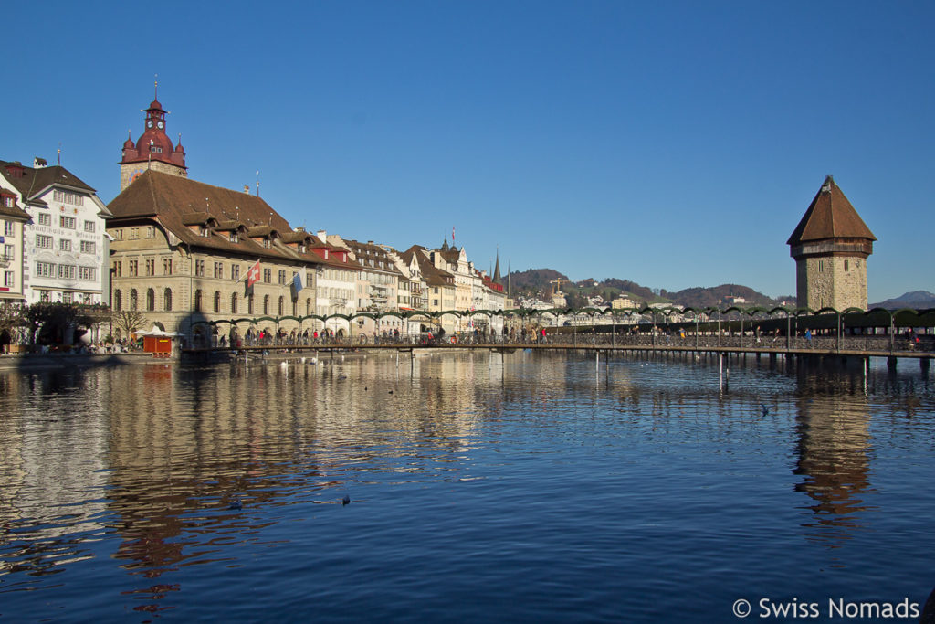 Kapell Brücke in Luzern, Schweiz 