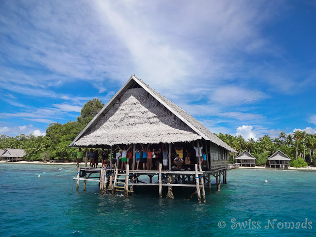 Ankunft Pulau Pef in Raja Ampat