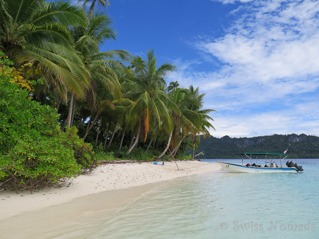 Strand in Raja Ampat