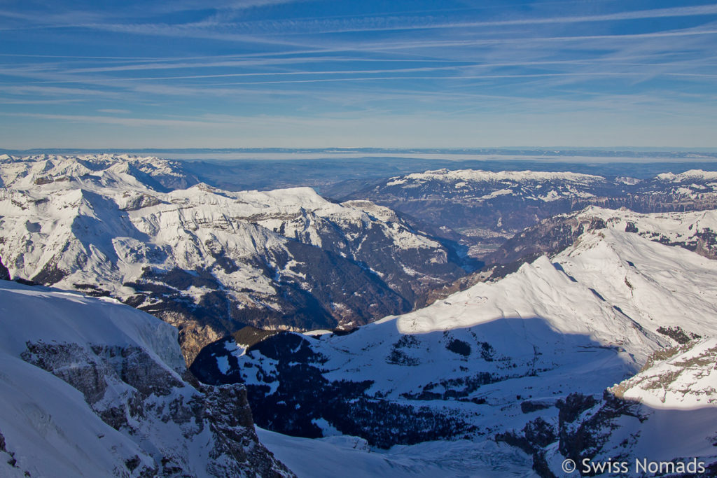 Jungfraujoch Aussicht Mittelland
