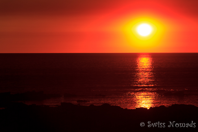 Bei den Sonnenuntergängen in Westaustralien vergessen wir alles um uns herum