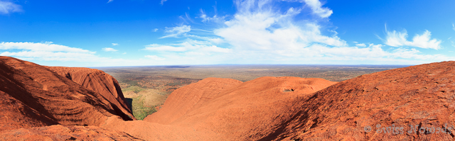 Wunderschöne Aussicht von oben im Outback