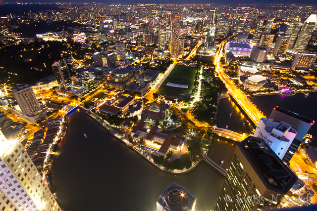 Das Lichtermeer in Singapur