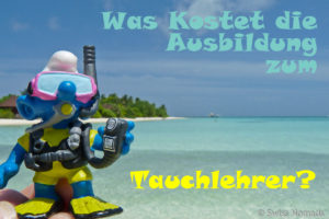 Read more about the article Wie viel kostet die Ausbildung zum Tauchlehrer?