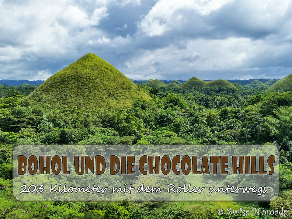 Auf der Bohol Motorradtour besuchen wir die Chocolate Hills