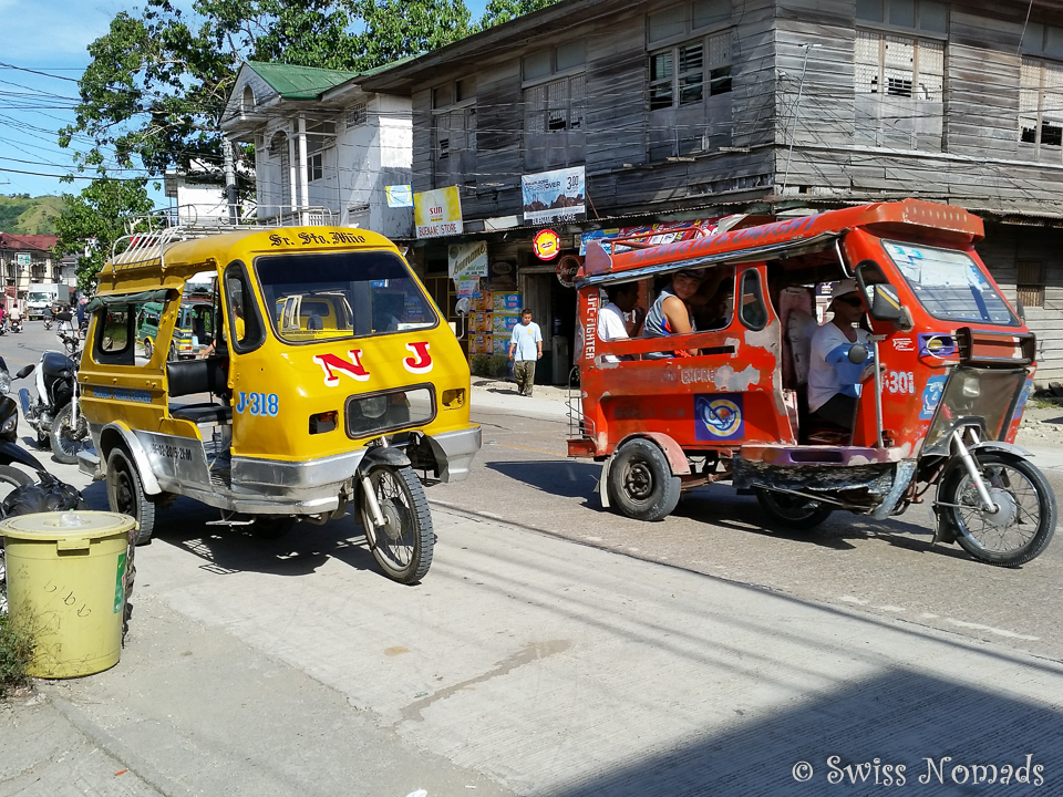 Tricycle in Jagna auf Bohol