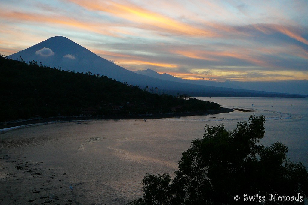 Amed Sonnenuntergang auf Bali