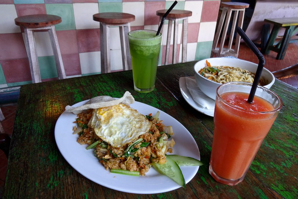 Nasi Goreng in unserem liebsten Restaurant in Sanur