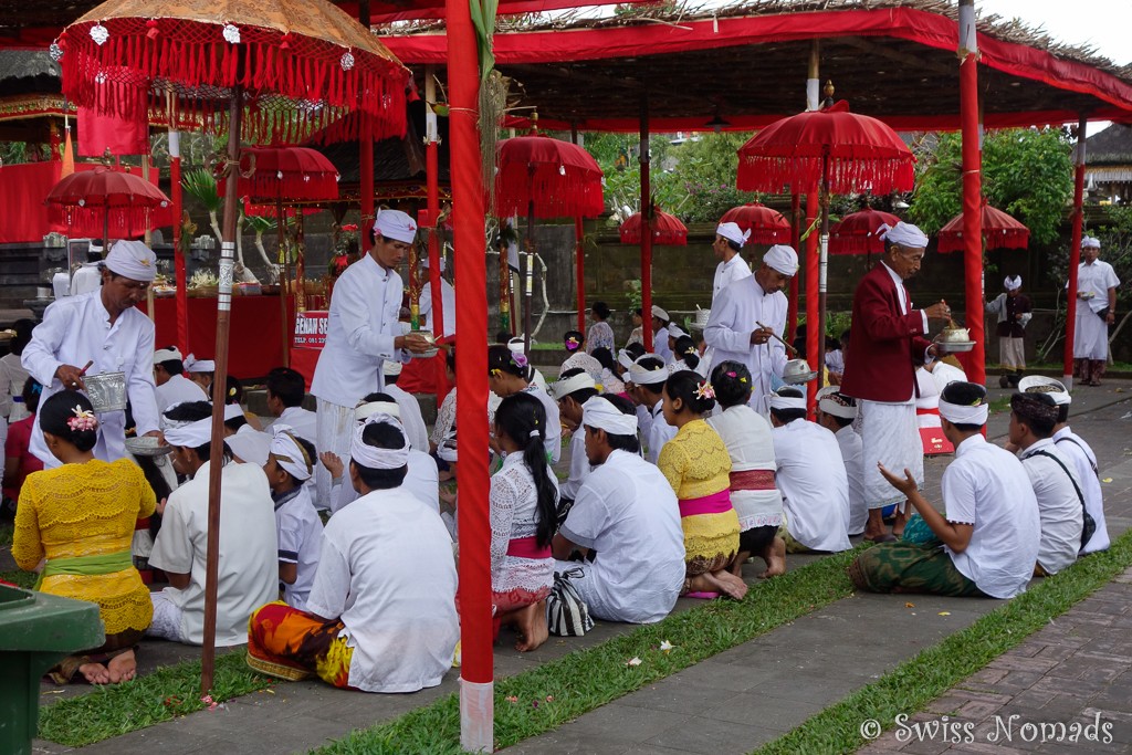 Zeremonie Besakih Tempel