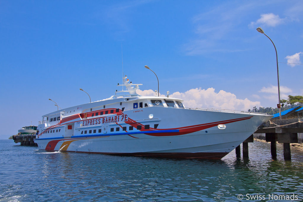 Raja Ampat Fähre von Sorong nach Waisai