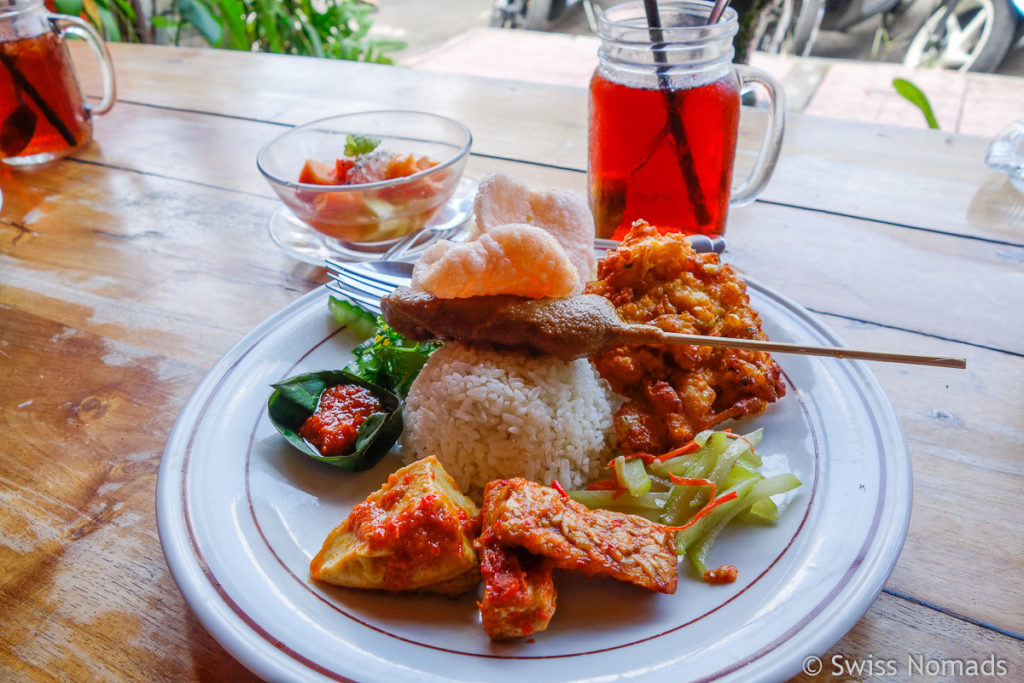 Nasi Campur im Dian Restaurant in Ubud