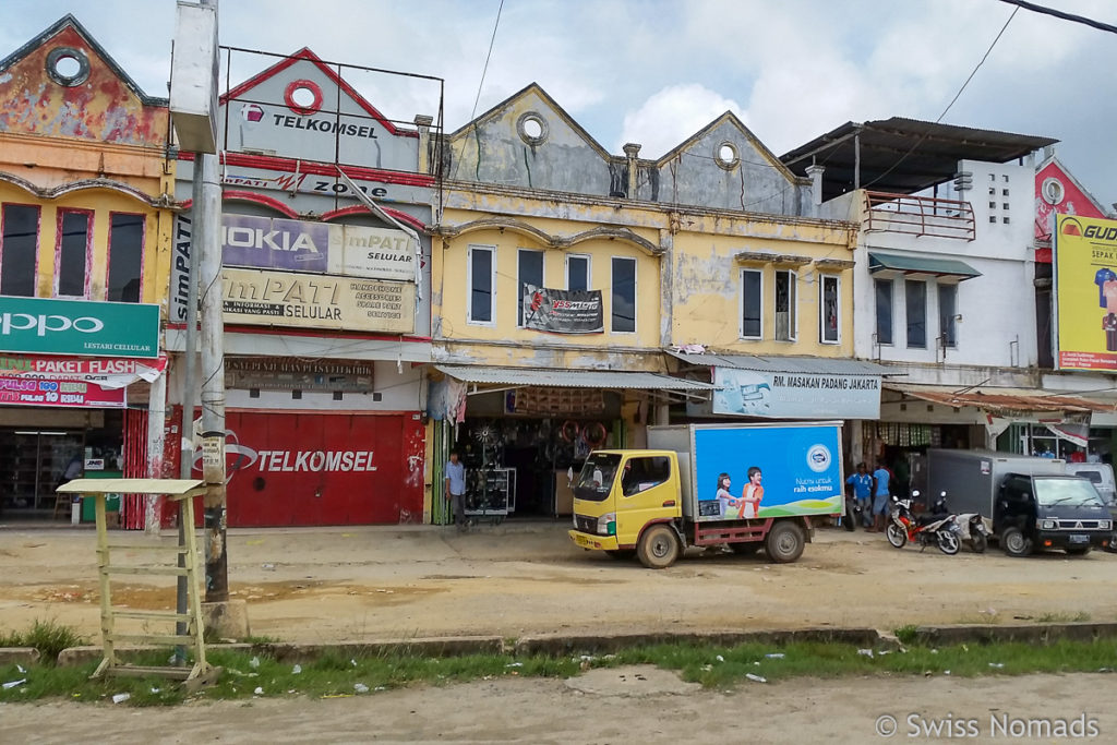 Strasse in Sorong Westpapua