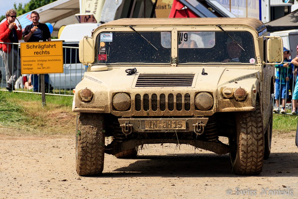 Mit dem Hummer auf der Teststrecke der Abenteuer & Allrad