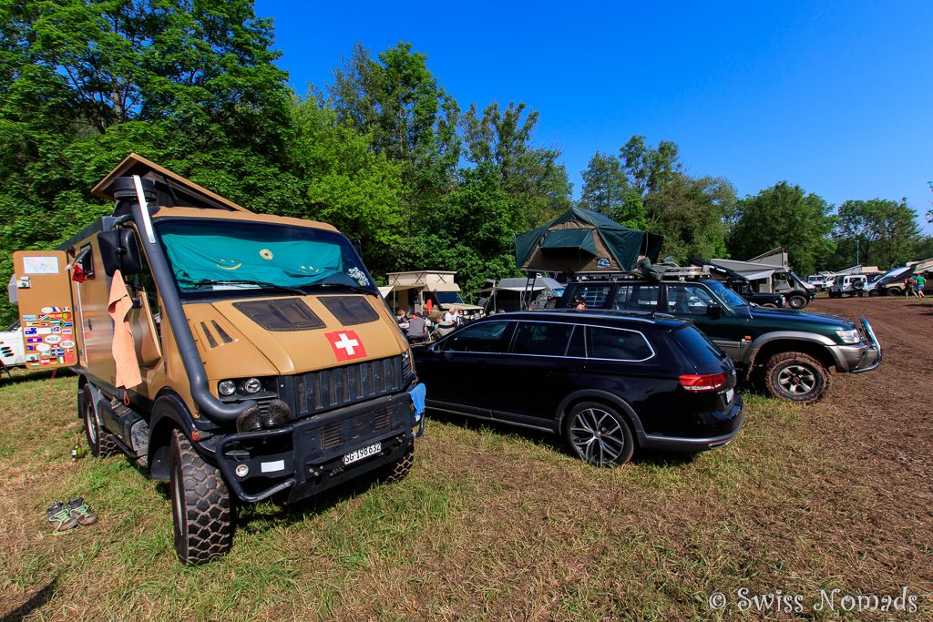 Die Camp-Area der Abenteuer & Allrad in Bad Kissingen