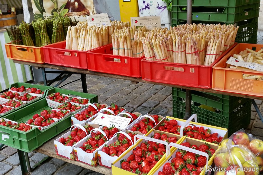 Wochenmarkt in Tübingen