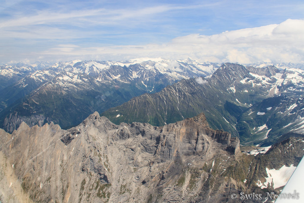 Auf dem Alpenrundflug 