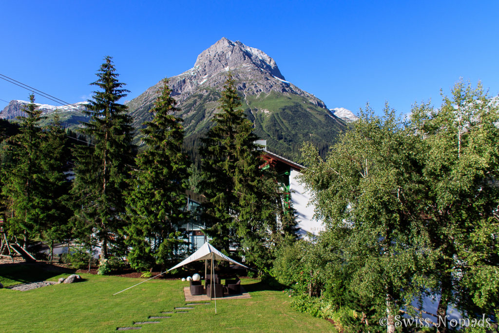 Die traumhafte Aussicht von unserem Hotelzimmer