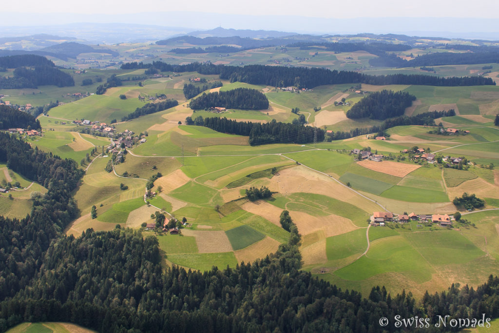 Die Felder im Emmental