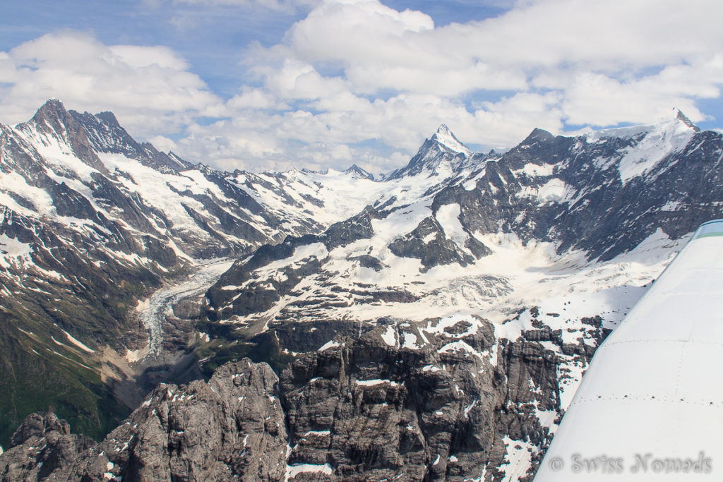 Gletscher Landschaft in den Berner Alpen