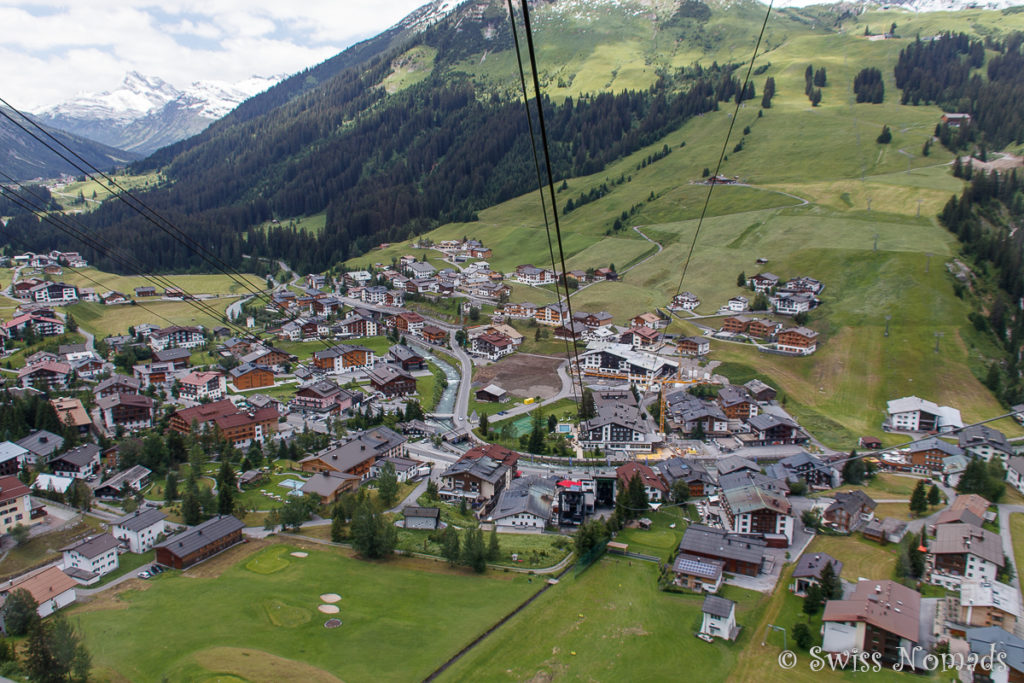 Mit der Rüfikopf Bahn von Lech auf den Rüfikopf