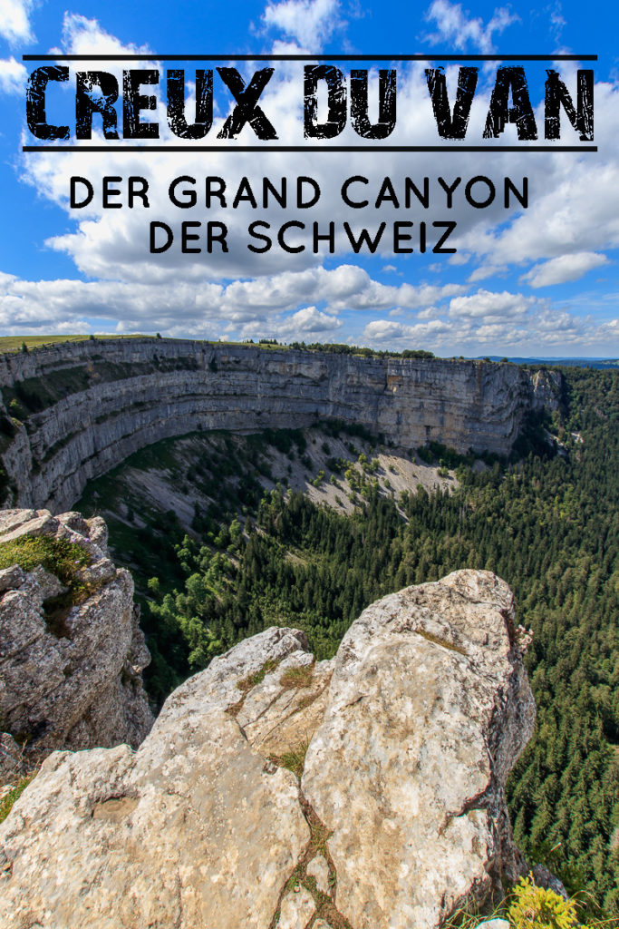 Die Creux du Van Wanderung in der Schweiz