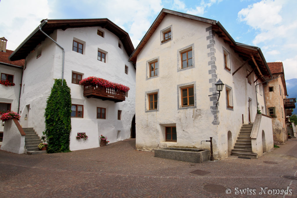 Die mittelalterliche Stadt Glurns im Vinschgau in Südtirol