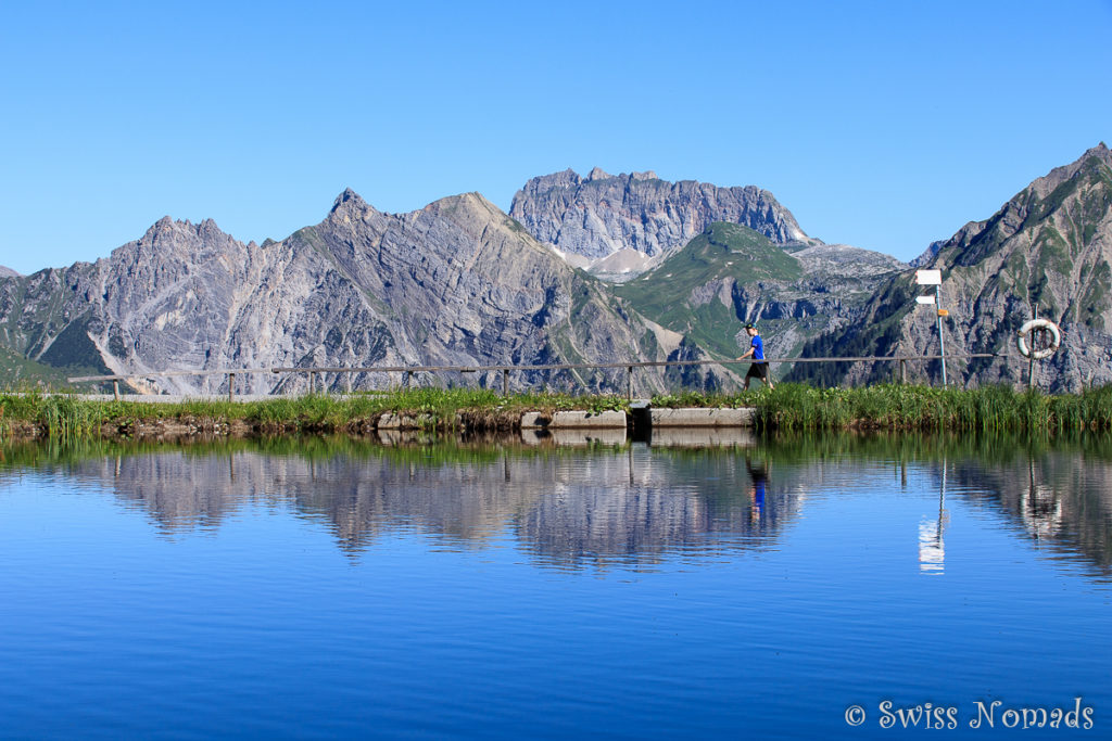 Blick über den Bärensee zur Roten Wand