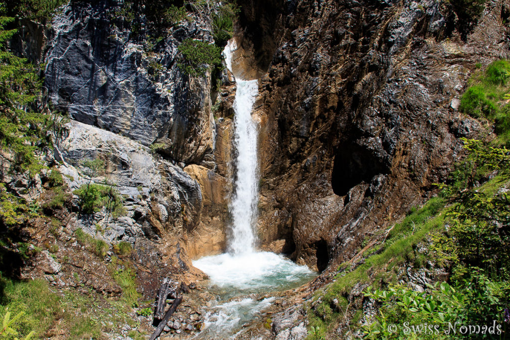 Schmittenbach Wasserfall im Vorarlberg