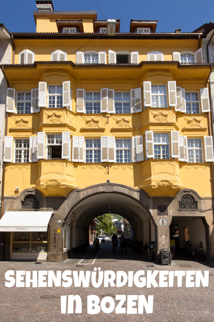 Die Sehenswürdigkeiten in Bozen im Südtirol