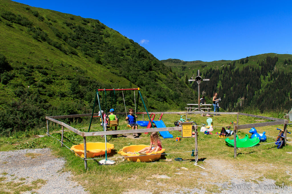 Spielplatz auf der Alpe Wasserstuben