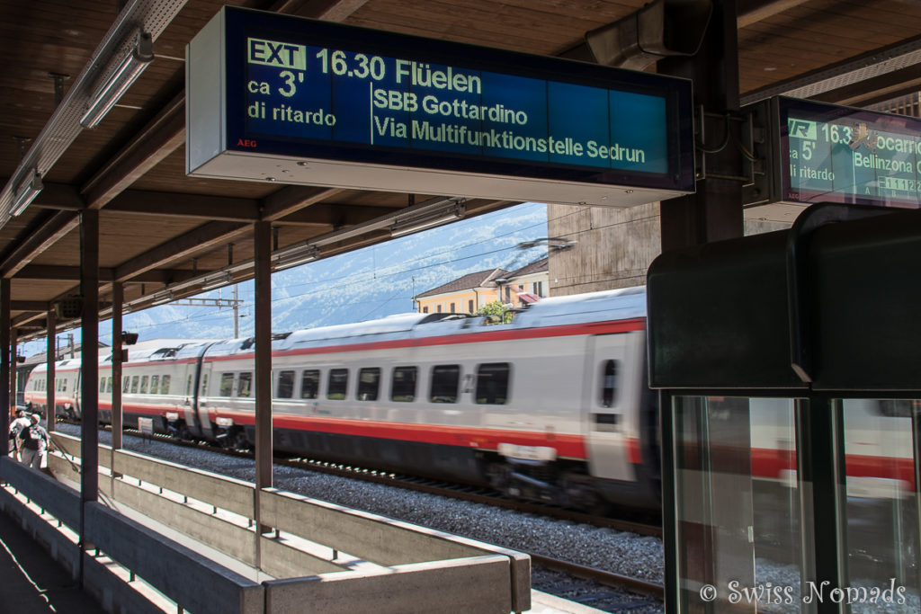 Bereit für die Sonderfahrt mit dem Gottardino durch den neuen Gotthard Basistunnel