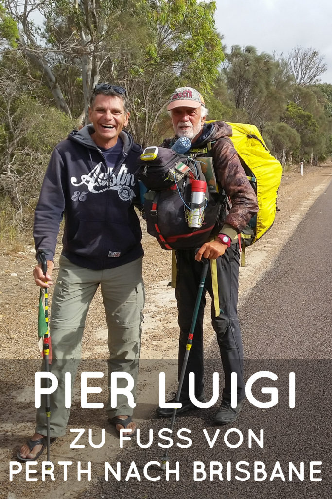 Pier Luigi zu Fuss von Perth nach Brisbane
