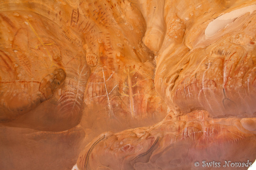 Felsmalerei am Arkaroo Rock im Ikara-Flinders Ranges Nationalpark