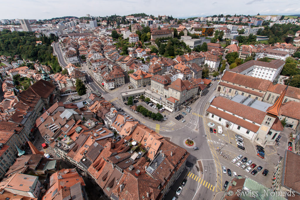 Altstadt Fribourg in der Schweiz