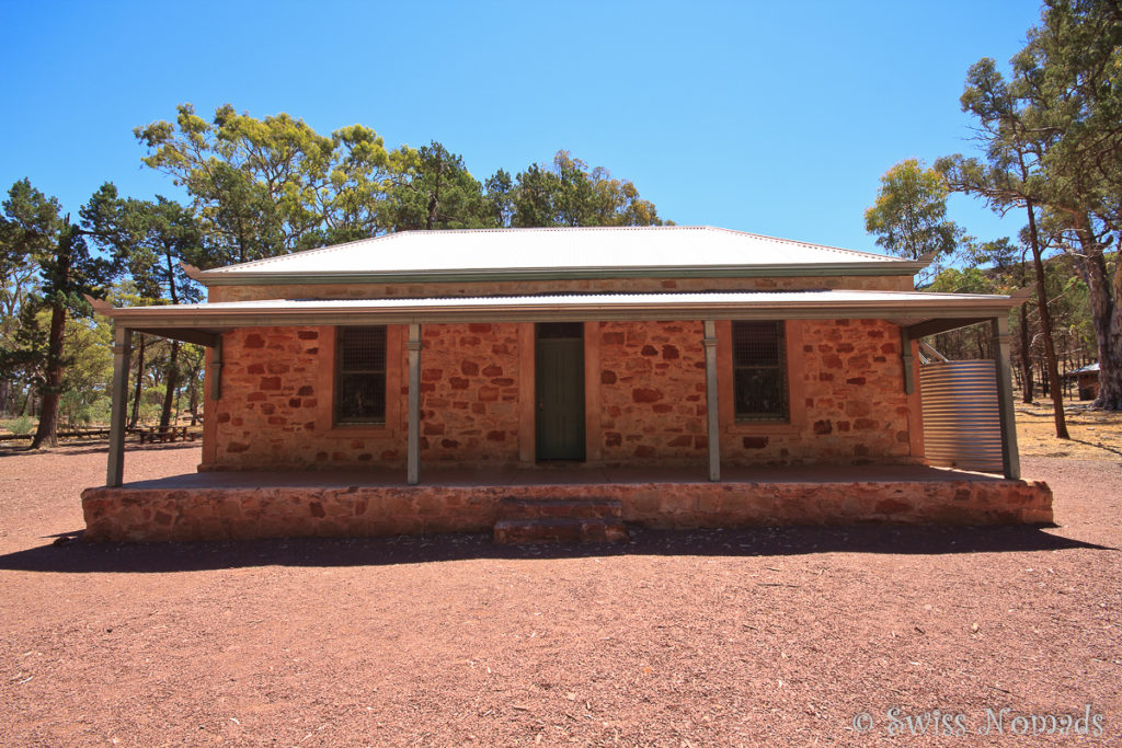 Das restaurierte Wohnhaus des Hills Homestead im Wilpena Pound