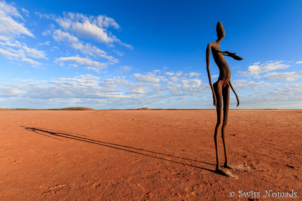 Die Skulpturen im Lake Ballard