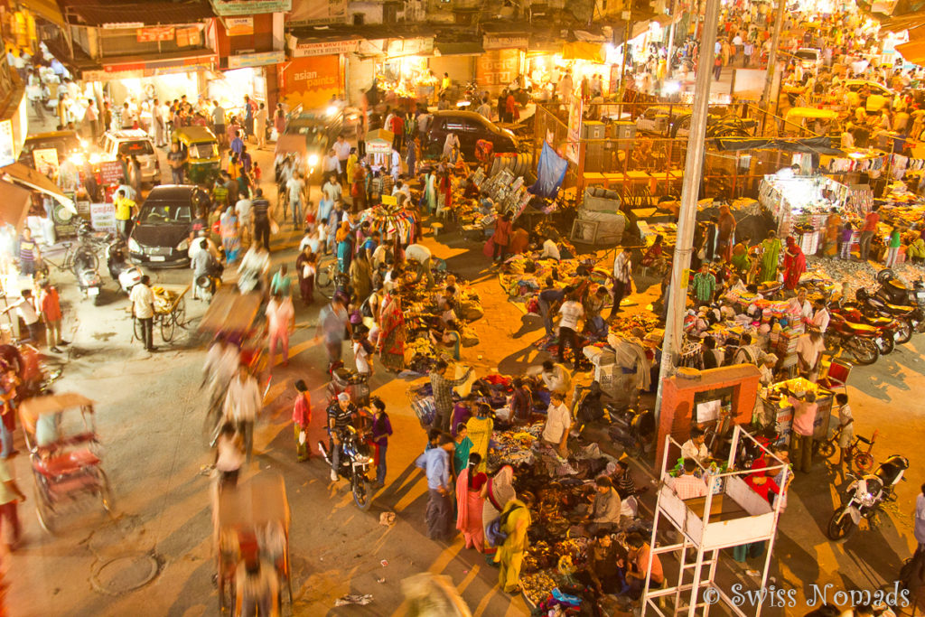 Main Bazaar Markt in Delhi