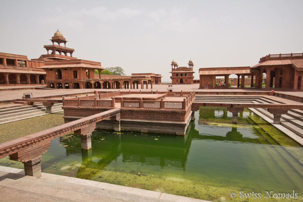 Die Palastanlage von Fatehpur Sikri 