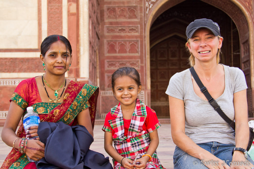 Die meisten Besucher die heute das Taj Mahal besuchen sind von Indien