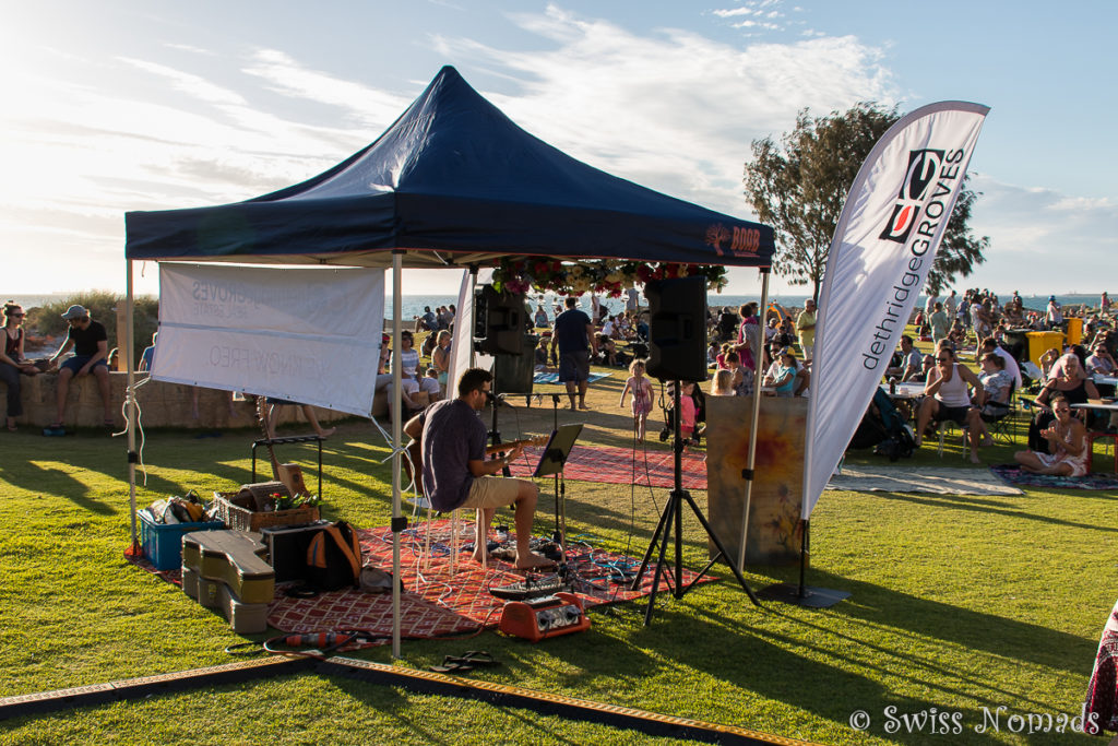 Live Musik an den South Beach Sunset Marktets