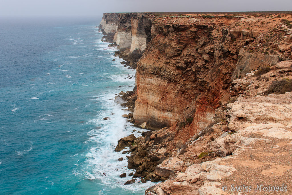 Die Küste der Nullarbor Plain